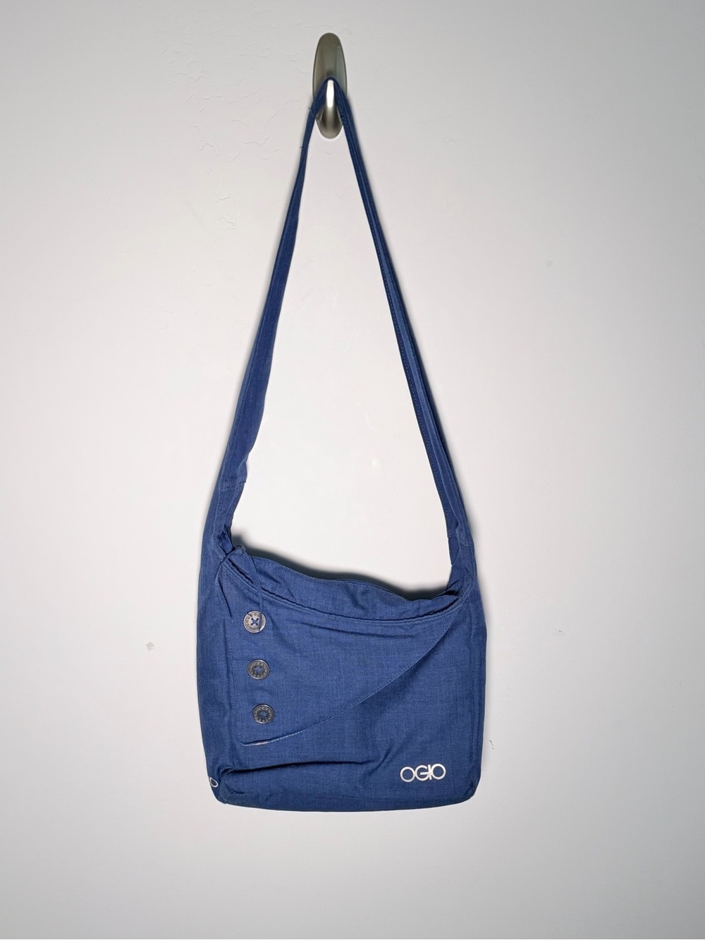 OGIO Navy Blue Brooklyn Crossbody Messenger Bag